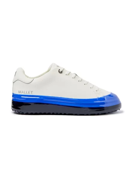 Sneakersy Mallet London skórzane białe