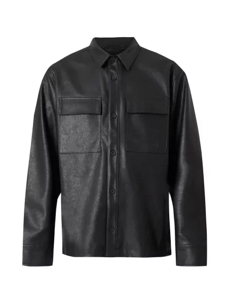 Calvin Klein Jeans Geacă de primăvară-toamnă negru
