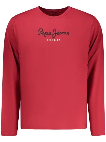 Tricou mânecă lungă Pepe Jeans roșu