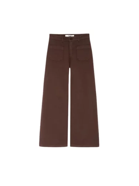 Spodnie Five Jeans brązowe