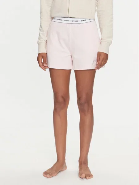 Guess Pantaloni scurți sport roz