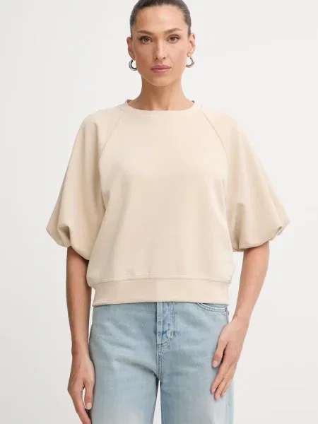 BOSS Orange bluza C Etami beżowa