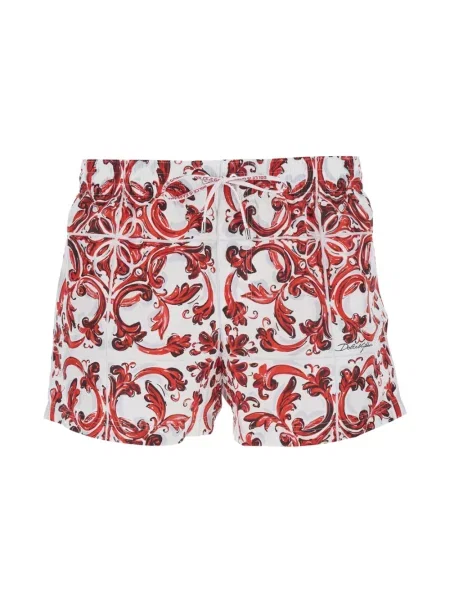 Bokserki Dolce And Gabbana z nadrukiem czerwone