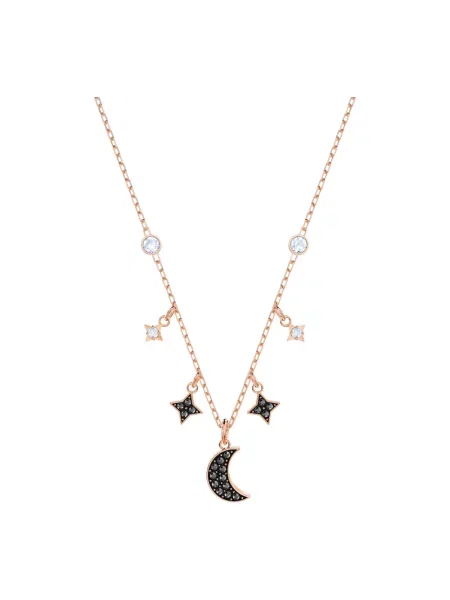 Naszyjnik Swarovski brązowy