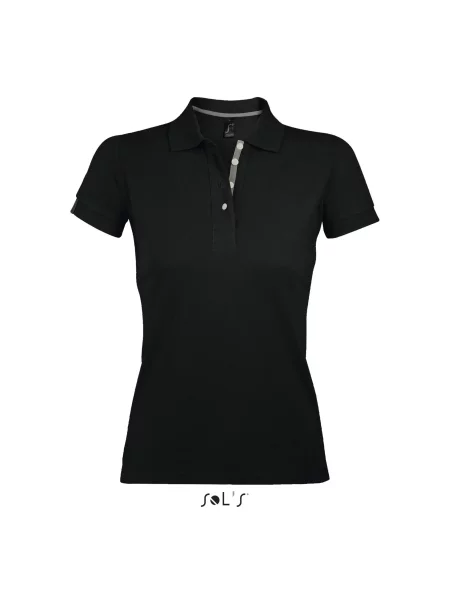 Koszulka polo Sol's Portland czarna
