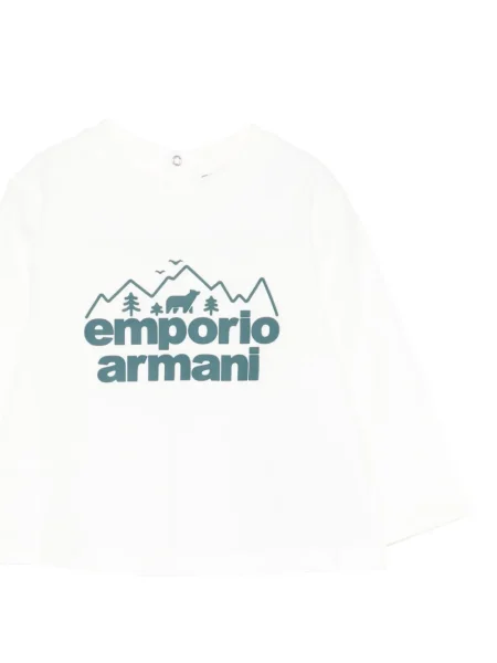 Koszulka dziecięca Emporio Armani biała