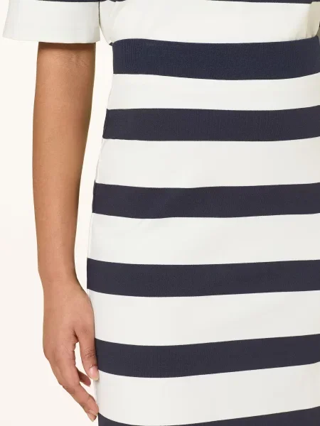 Mm By Max Mara Jerseyová Sukně Mmlriviera / tmavě modrá bílá