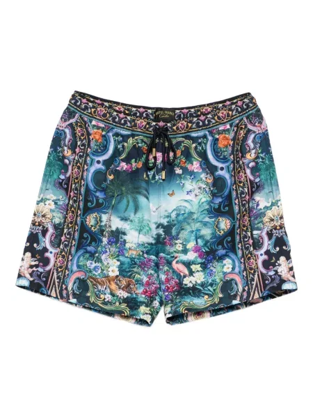 Slip de baie Camilla cu imagine negru