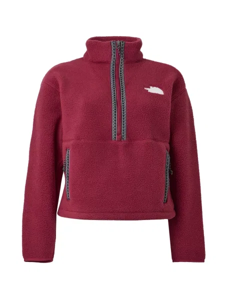 THE NORTH FACE Pulover FLEESKI burgundy roșu