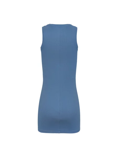 Tommy Jeans Sukienki Kobieta L Sukienka Mini Slip On niebieski