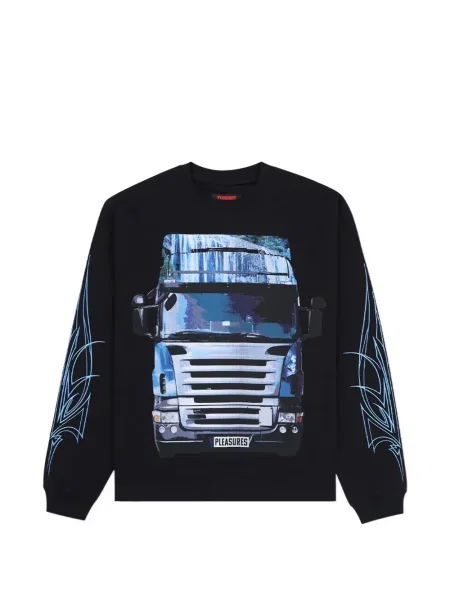 Mikina Pleasures s potiskem černá