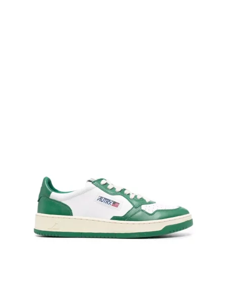 Sneakersy Autry skórzane zielone