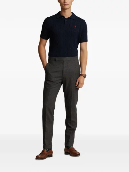 Cu centură curea Polo Ralph Lauren tricotate cu dungi albastru