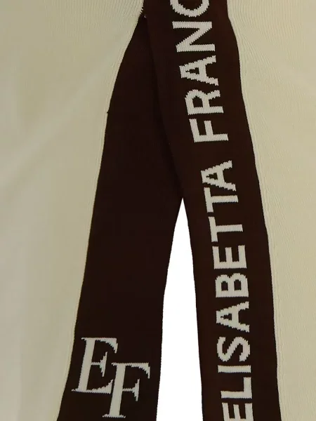 Top Elisabetta Franchi cu dungi alb