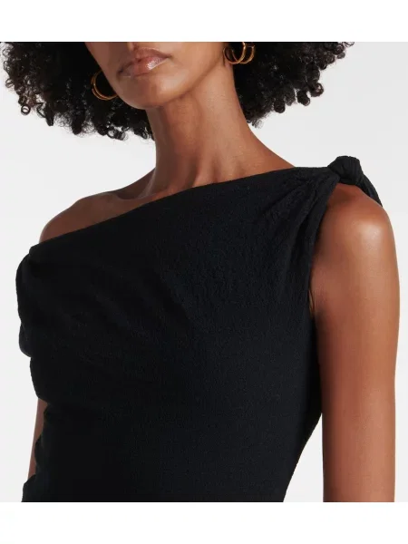 Rochie midi Sir până la genunchi de costum maro