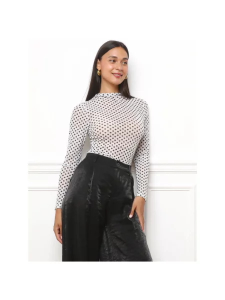 Top La Modeuse alb
