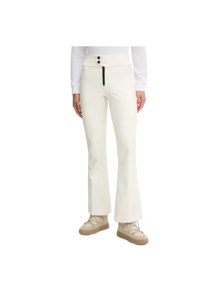 Spodnie narciarskie The North Face Snoga Regular white dune/white dune beżowe
