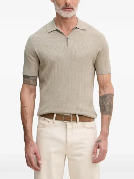 Tricou polo Armani Exchange tricotate