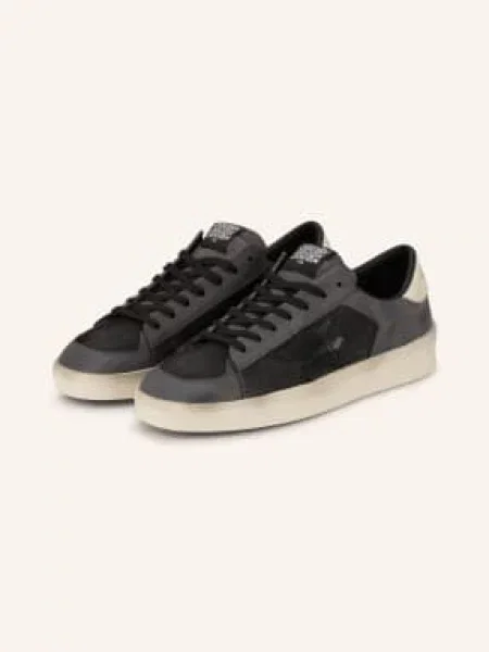 Golden Goose Tenisky Stardan tmavě šedá / krémová černá