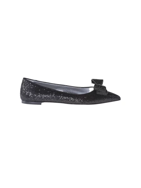 Balerinki Giuseppe Zanotti czarne
