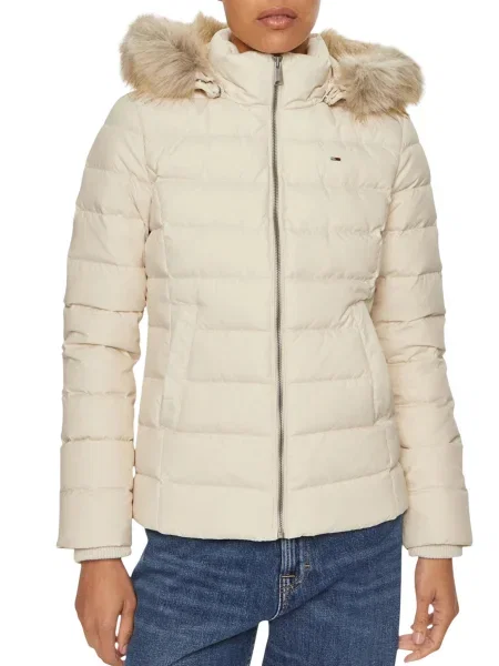 Traper jakna Tommy Hilfiger Jeans bijela