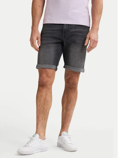 Petrol Industries Дънкови шорти сив