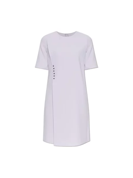 Sukienka Emporio Armani fioletowa