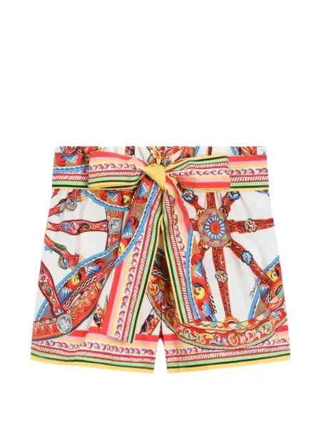 Dětské kraťasy Dolce & Gabbana bílé