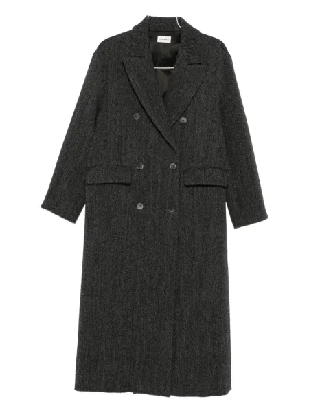 Palton P.a.r.o.s.h. cu model herringbone gri