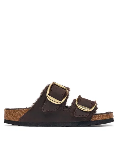 Papucs Birkenstock Arizona Big Buckle Sötétbarna