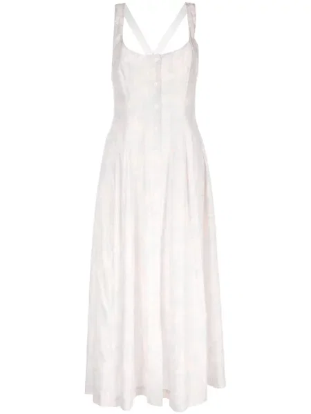 Rochie Philosophy Di Lorenzo Serafini cu imagine cu imprimeu abstract de costum roz
