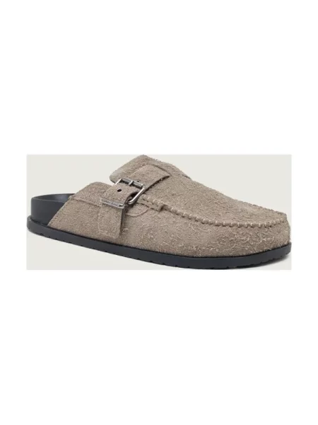 Tommy Jeans Mules încălțăminte | piele întoarsă bej