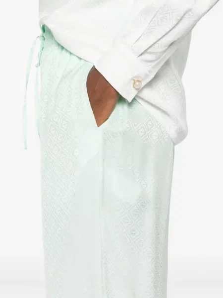 Pantaloni Casablanca cu gradient verde