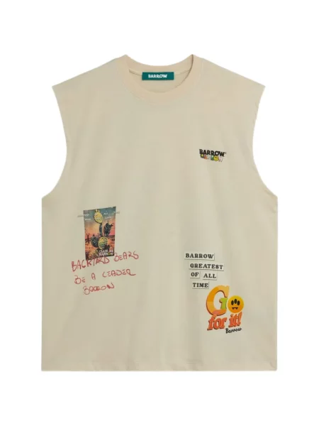 Grafický košile Barrow s kulatým výstřihem