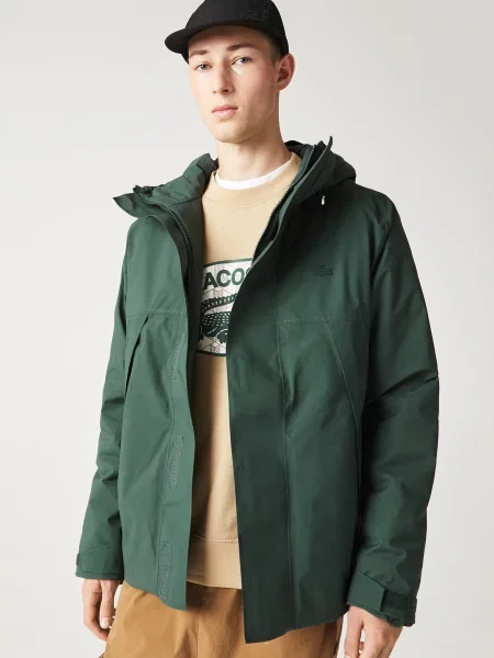 Ветровка Lacoste зеленая
