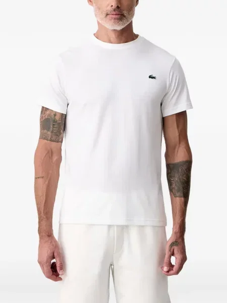 Tricou sport Lacoste alb