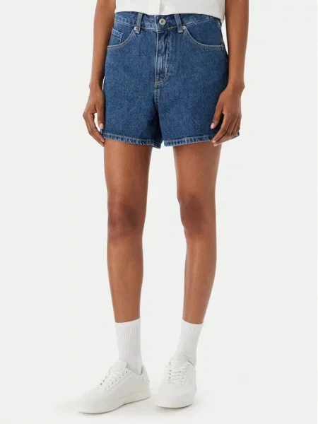 Karl Lagerfeld Jeans Kratke traperice Straight Fit plava