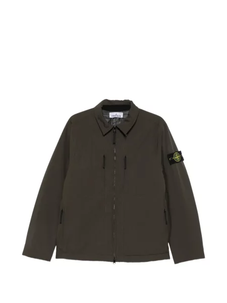 Geacă Stone Island cu strasuri maro