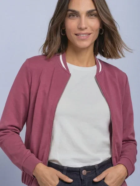 Street One bluza z kapturem Kobiety Modal 36 różowy