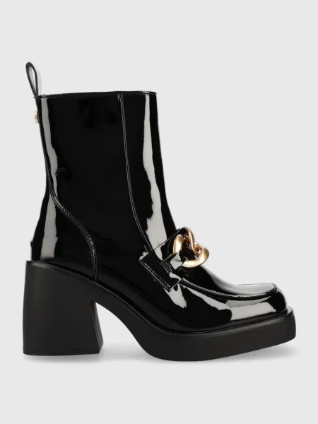 Боти Steve Madden Blooms с висок черно