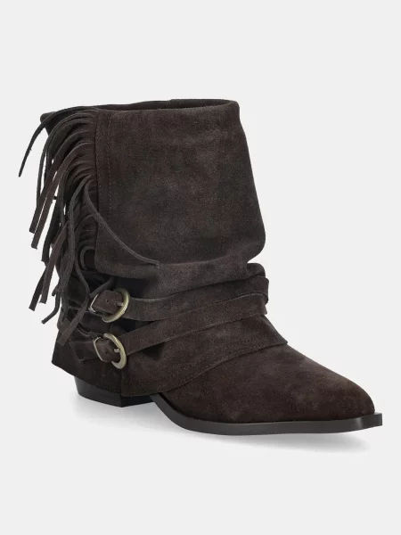 Замшевые ботинки Answear.lab коричневые