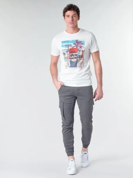 Pantaloni Jack & Jones gri