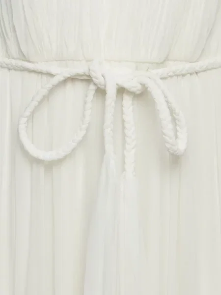 Rochie maxi Alice + Olivia fără mâneci alb