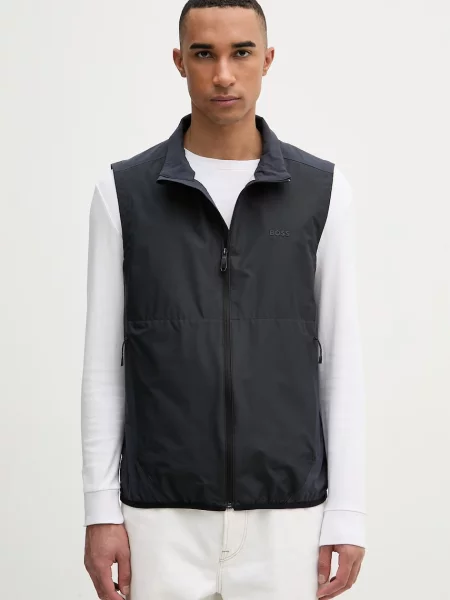 BOSS Green vestă pentru bărbați verde