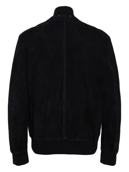 Zomšinė bomber striukė Paul Smith mėlyna