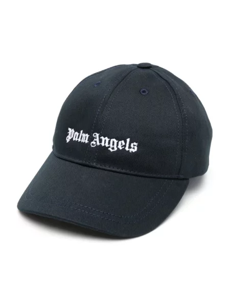 Czapka z daszkiem Palm Angels klasyczna z logo czarna