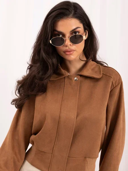 Jakna Italy Moda smeđa