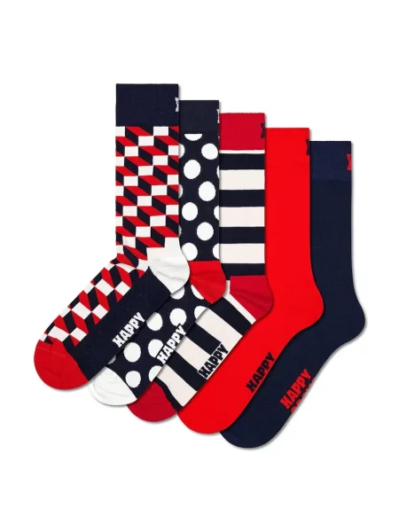 Happy Socks čarape s pamukom crvena