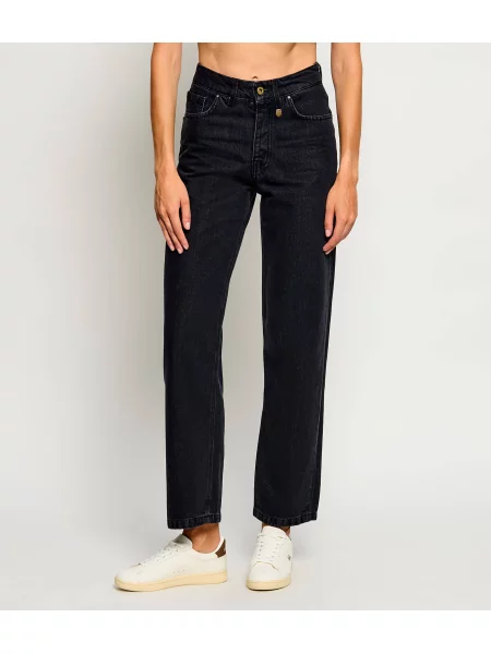 Aeronautica Militare Blugi | Straight fit negru
