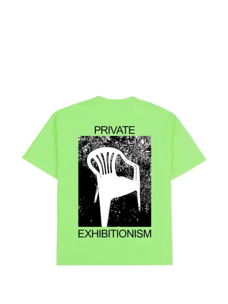 Scurt tricou Pleasures verde
